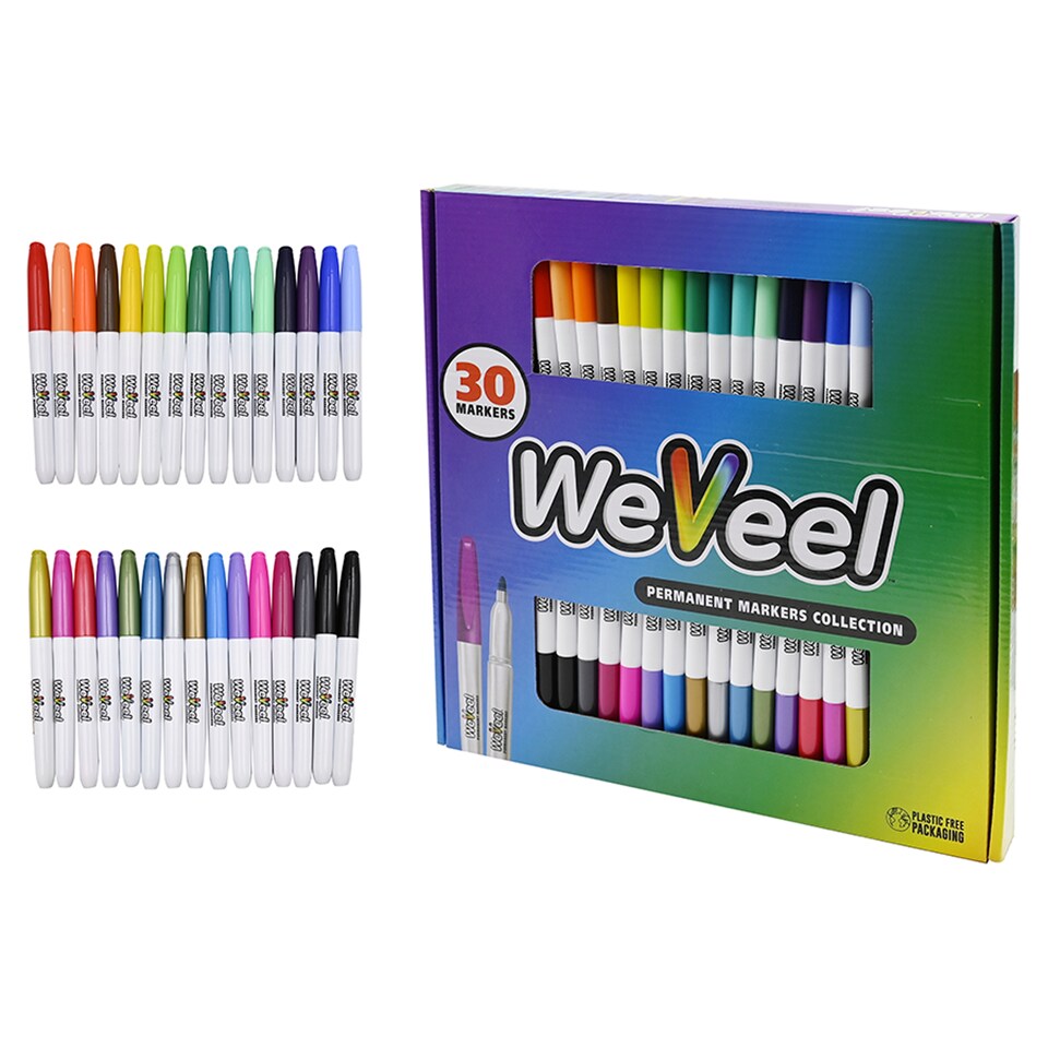 Weveel 30 Permanent Markers