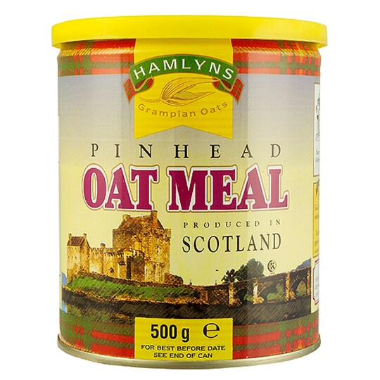 Hamlyns Pin Head Oat Meal 500G Tesco Groceries