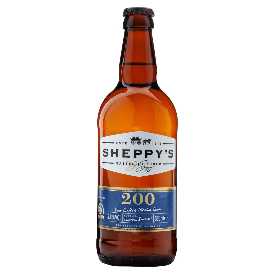 Sheppy's 200 Medium Apple Cider 500ml