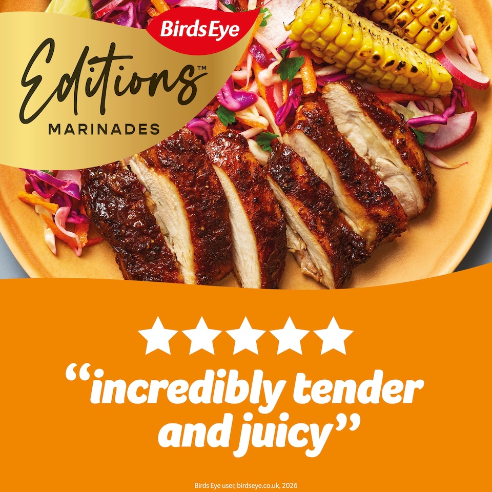 image 1 of Birds Eye Editions Memphis BBQ Chicken Thigh Fillets 250g