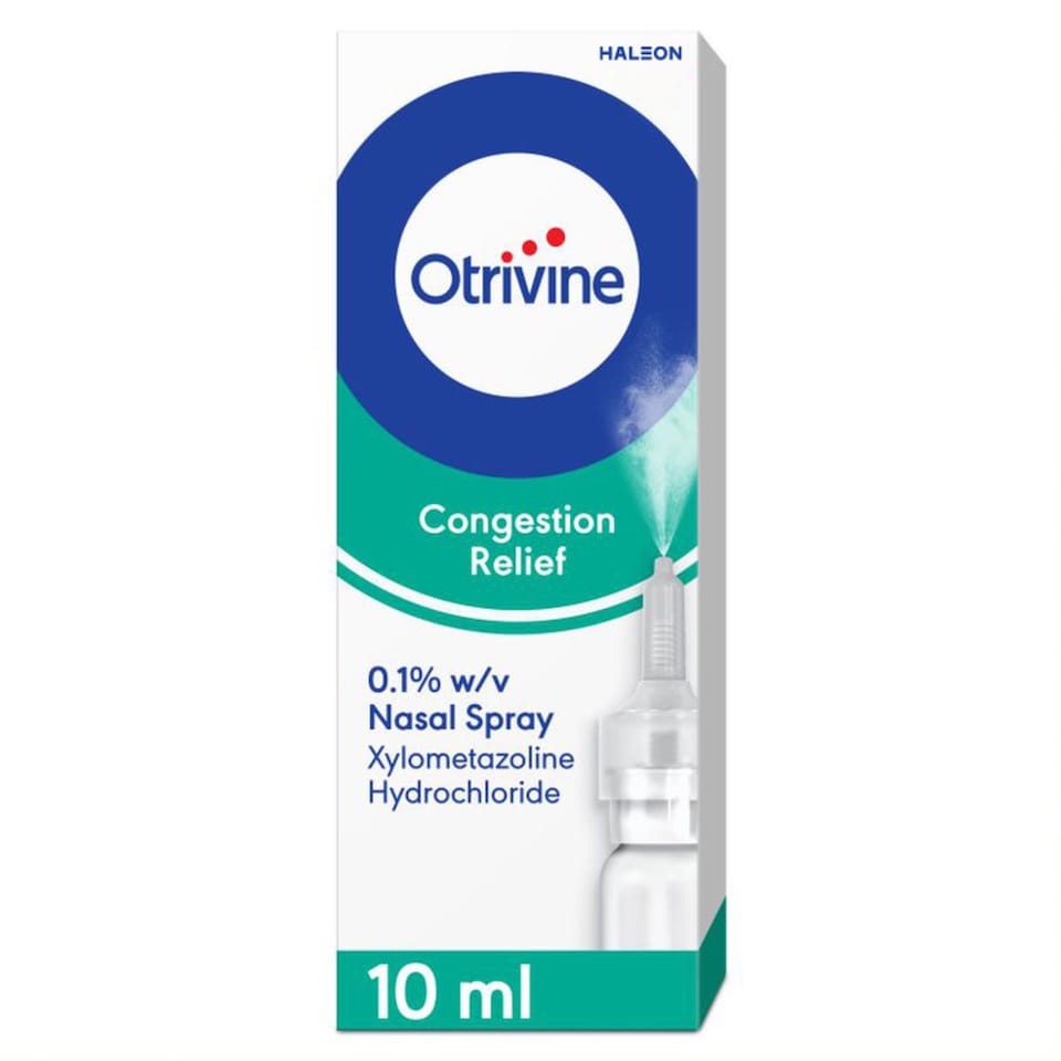 image 1 of Otrivine Congestion Relief Nasal Spray - Metered Dose 10ml