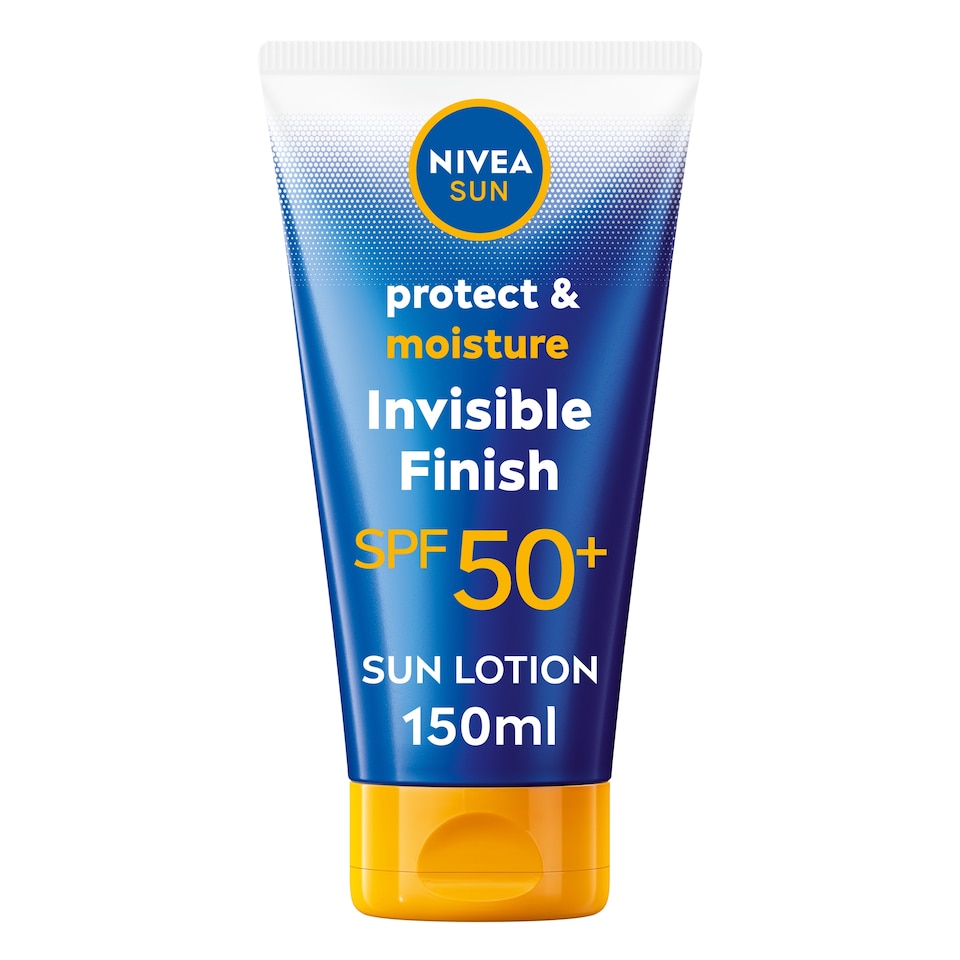 image 1 of NIVEA SUN Protect & Moisture Invisible Finish Sun Cream Lotion SPF50+ 150ml