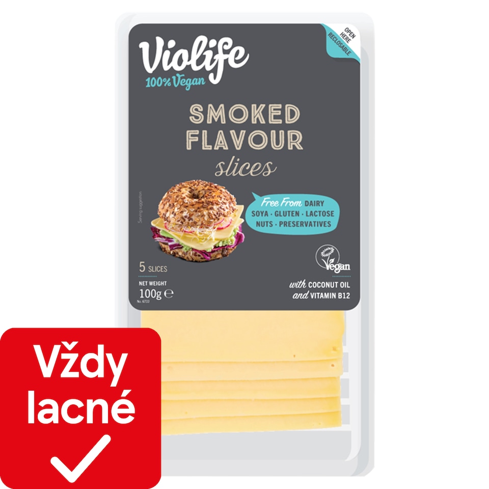 Violife Plátky s údenou príchuťou 100 g
