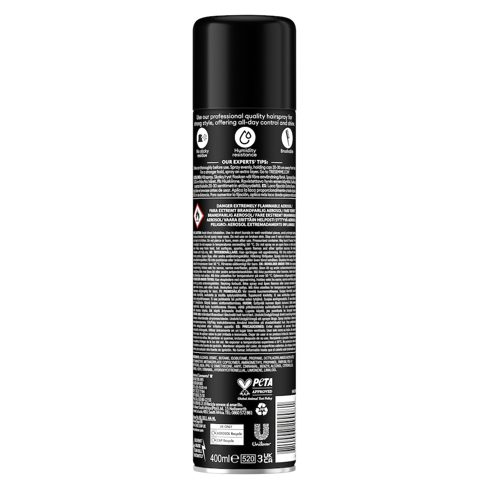 image 1 of TRESemme Extra Hold Hairspray 400ml