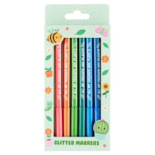 Glitter Markers 6 pcs