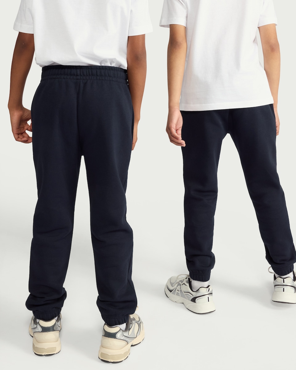 image 1 of F&F School Unisex 2-Pack Cotton Rich Joggers in Navy