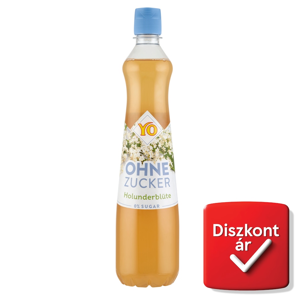 Yo bodzavirág ízű szörp édesítőszerekkel 0,7 l