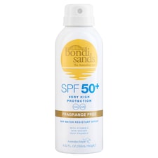Bondi Sands Fragrance Free Water Resistant Spray Spf50 193ml