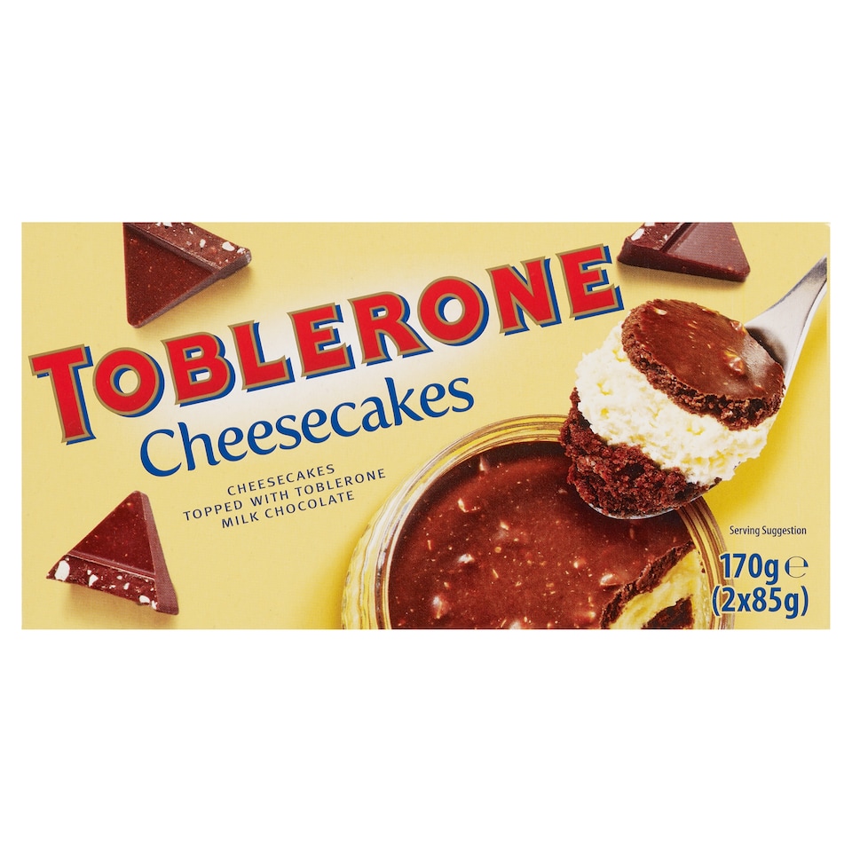 Toblerone Cheesecakes 2X85g