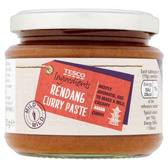 Tesco Ingredients Rendang Curry Paste 200G Tesco Groceries