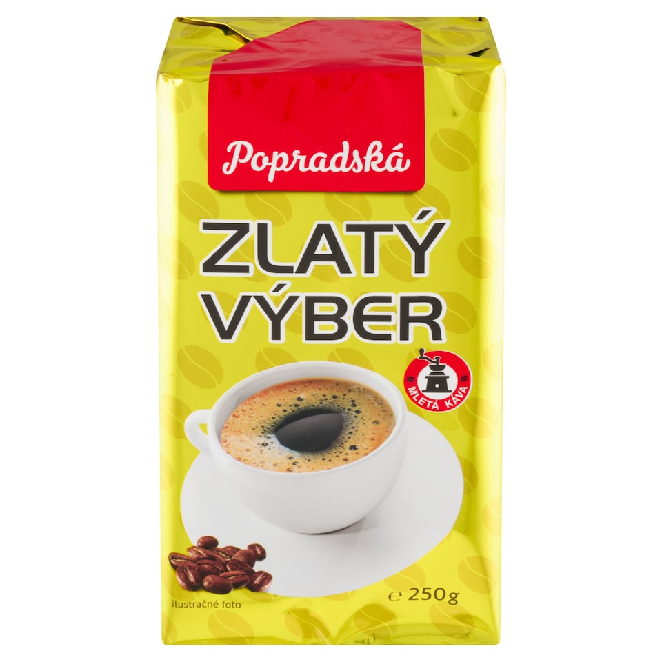 image 1 of Popradská Golden Selection Roasted Ground Coffee 250 g