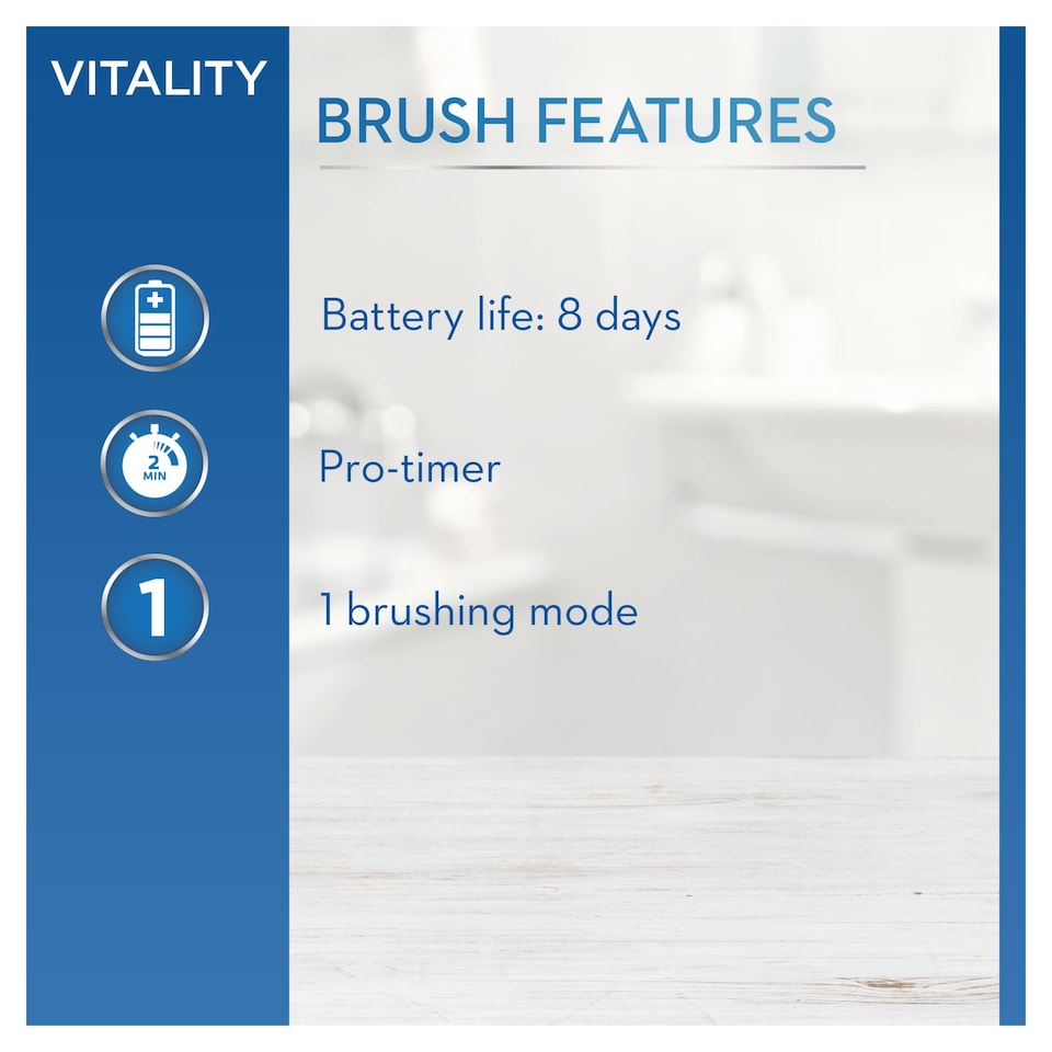 image 1 of Oral-B Vitality Cross Action Toothbrush