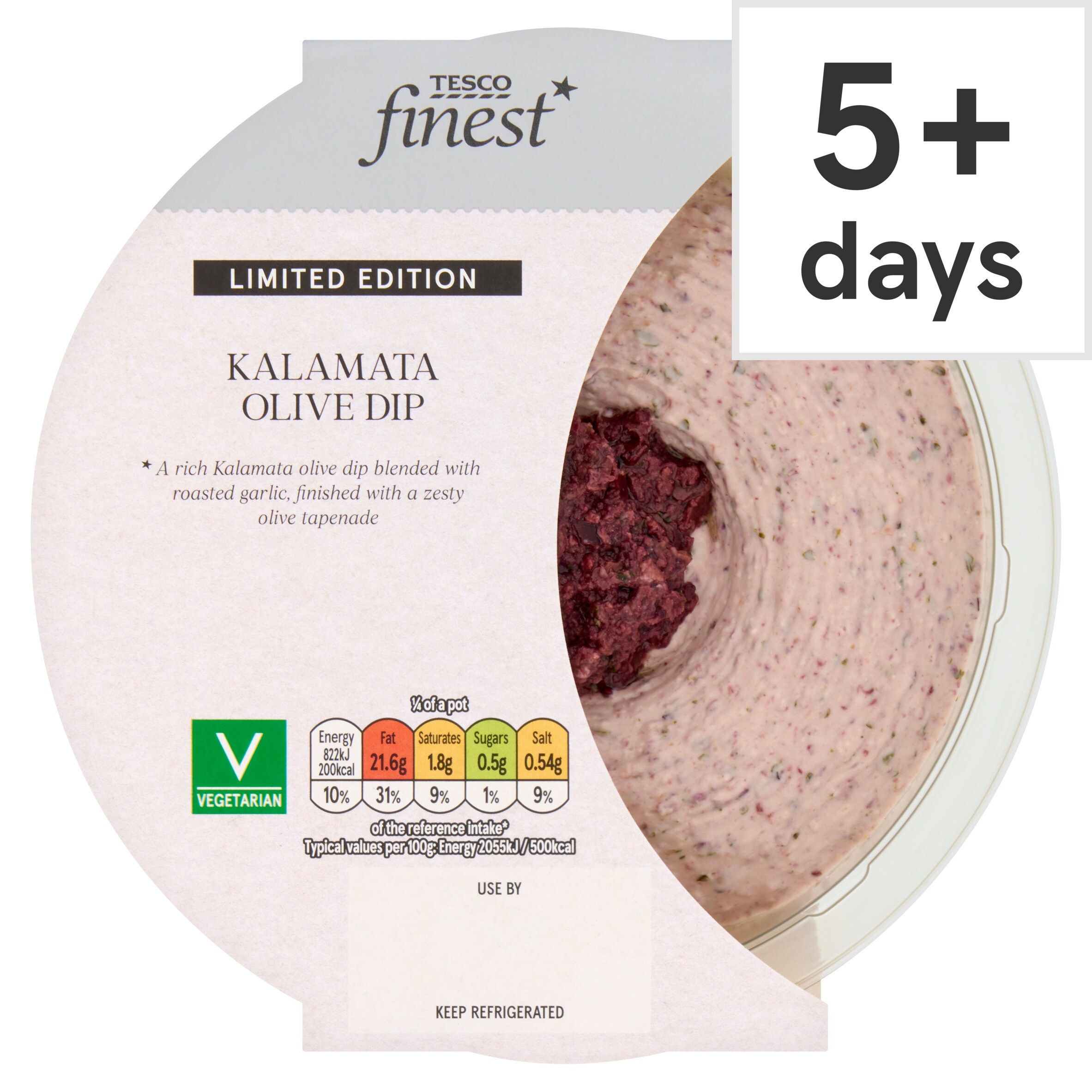 Tesco Finest Kalamata Olive Dip 160g