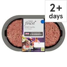 Tesco Finest 2 Wild Garlic Burgers 340g