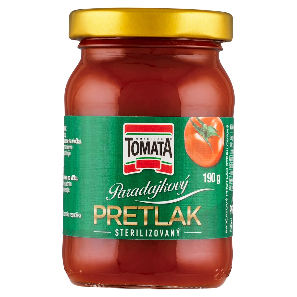 obrázok 1 z Tomata Original Paradajkový pretlak sterilizovaný 190 g