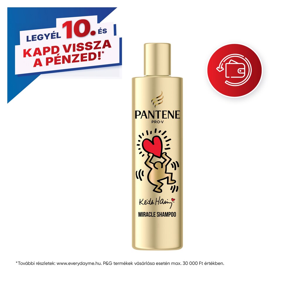 Pantene Pro-V I x Keith Haring különleges művészkiadás ntensive Repair sampon, 250ml 1. kép
