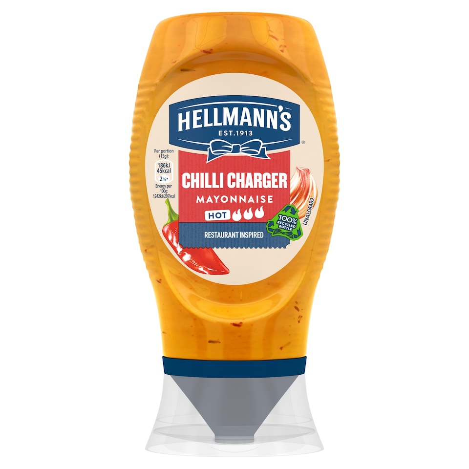 Hellmann's Chilli Charger Mayonnaise Squeezy 250ml