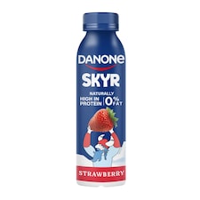 Danone Skyr 0% Fat High Protein Strawberry Yoghurt Drink 270g