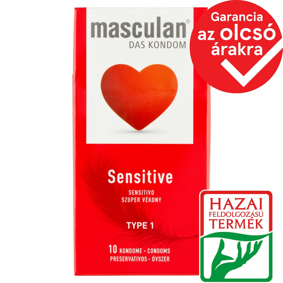 Masculan Sensitive Super Thin Condoms 10 pcs
