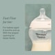 image 2 of Tommee Tippee Natural Start Baby Bottle Teats Fast Flow 6m+ 2 Pack