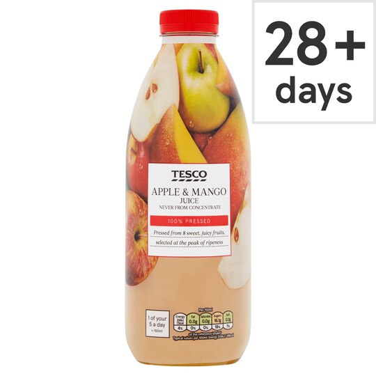 Tesco Apple & Mango Juice Not From Concentrate 1 Litre Tesco Groceries
