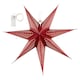 image 2 of Snow Meister SM2681 10 LED Warm White Hanging Paper Star