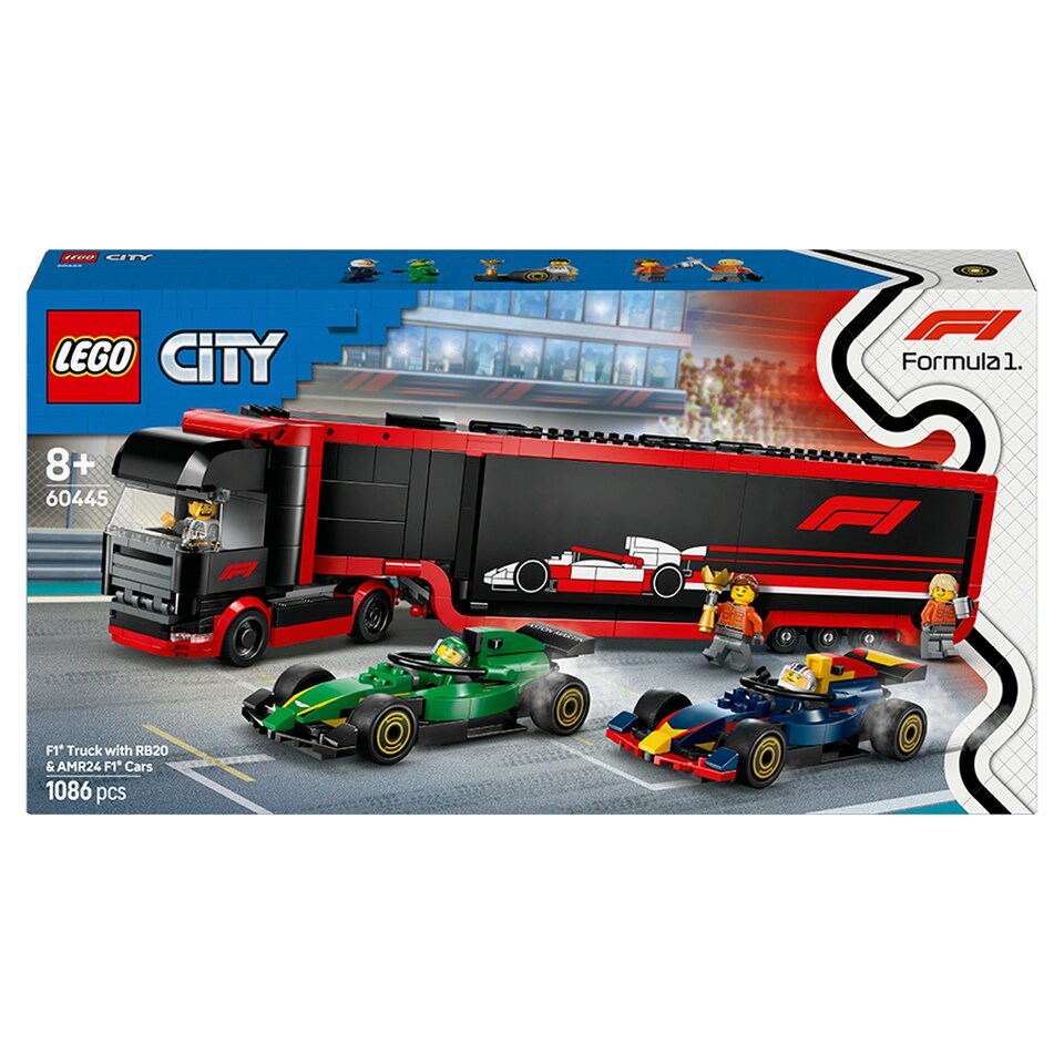 image 1 of LEGO City 60445 Kamión F1 s autami RB20 a AMR24 F1