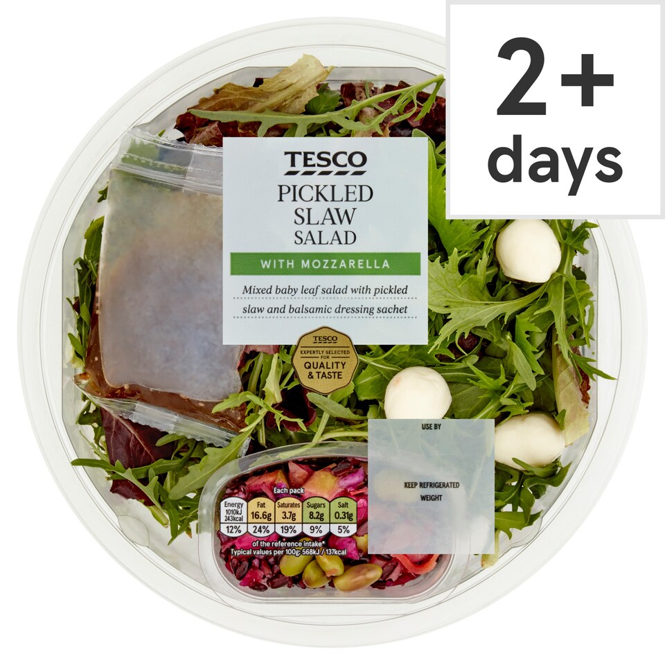 Tesco Pickled Slaw Salad 178G