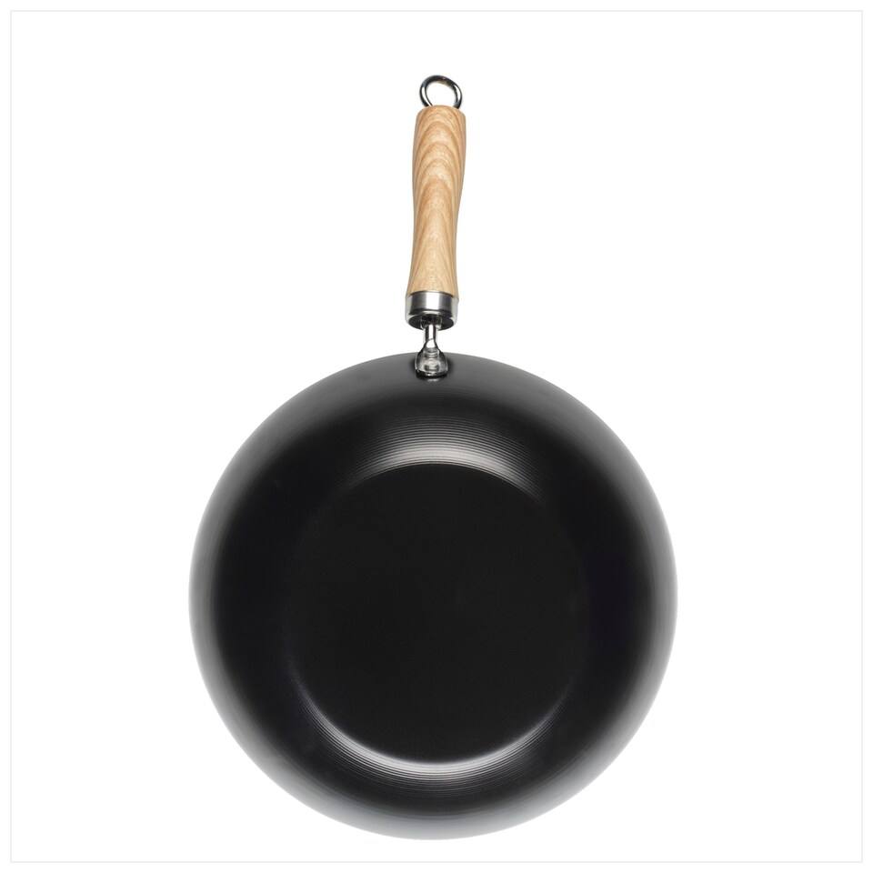 image 1 of Salter Carbon Steel Wok 28cm