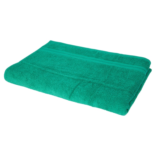 Tesco Green 100 Cotton Low Twist Bath Towel Tesco Groceries