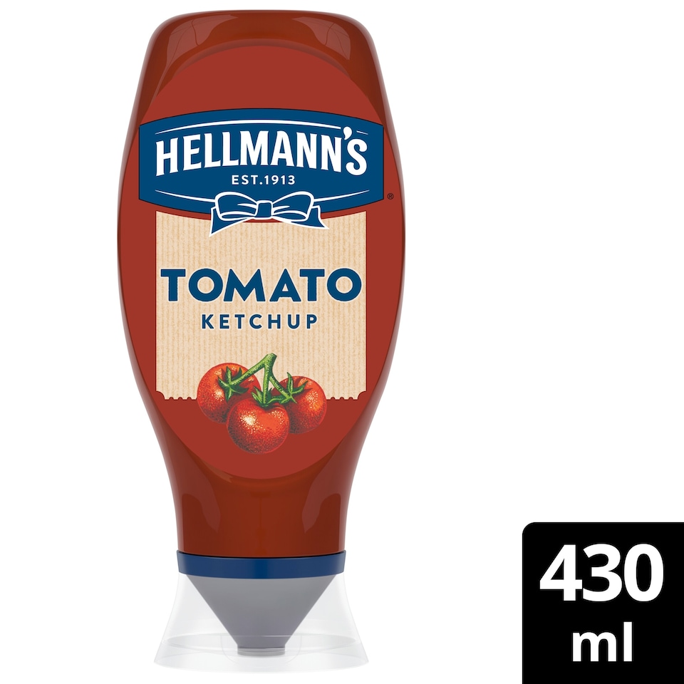 image 1 of Hellmann's Tomato Ketchup Sauce Squeezy 430ml