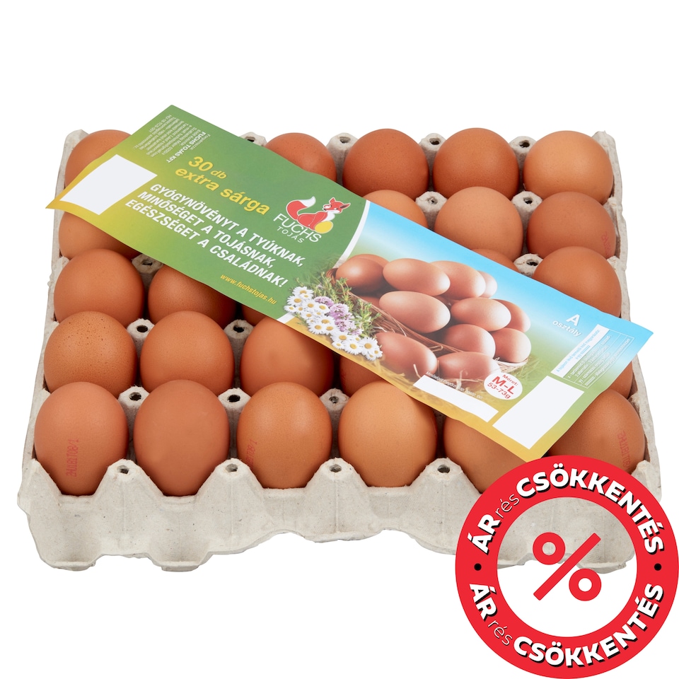 Fuchs Extra Yellow Egg M-L 30 pcs