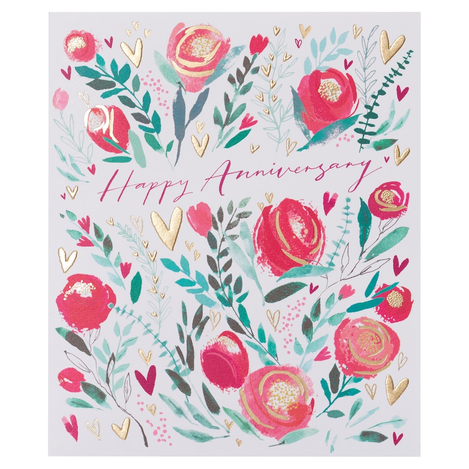 Woodmansterne Anniversary Card Happy Anniversary