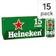 image 1 of Heineken Lager Beer Can 15x440ml
