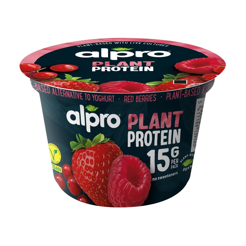 ALPRO Sójový fermentovaný výrobek s příchutí červeného ovoce, 200g