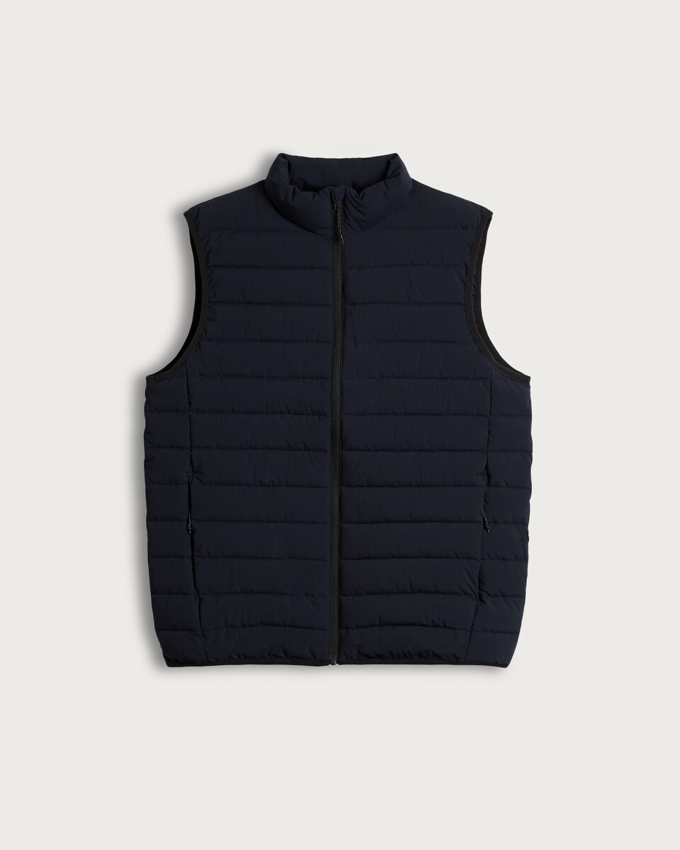 image 1 of F&F Padded Shower Resistant Gilet in Navy