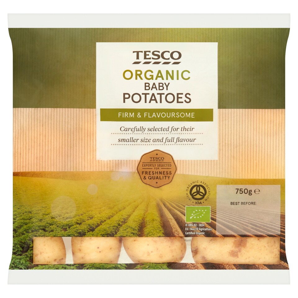 image 1 of Tesco Organic Baby Potatoes 750G