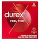 Obrázek 1 pro produkt Durex Feel Thin Regular Fit kondomy 3 ks