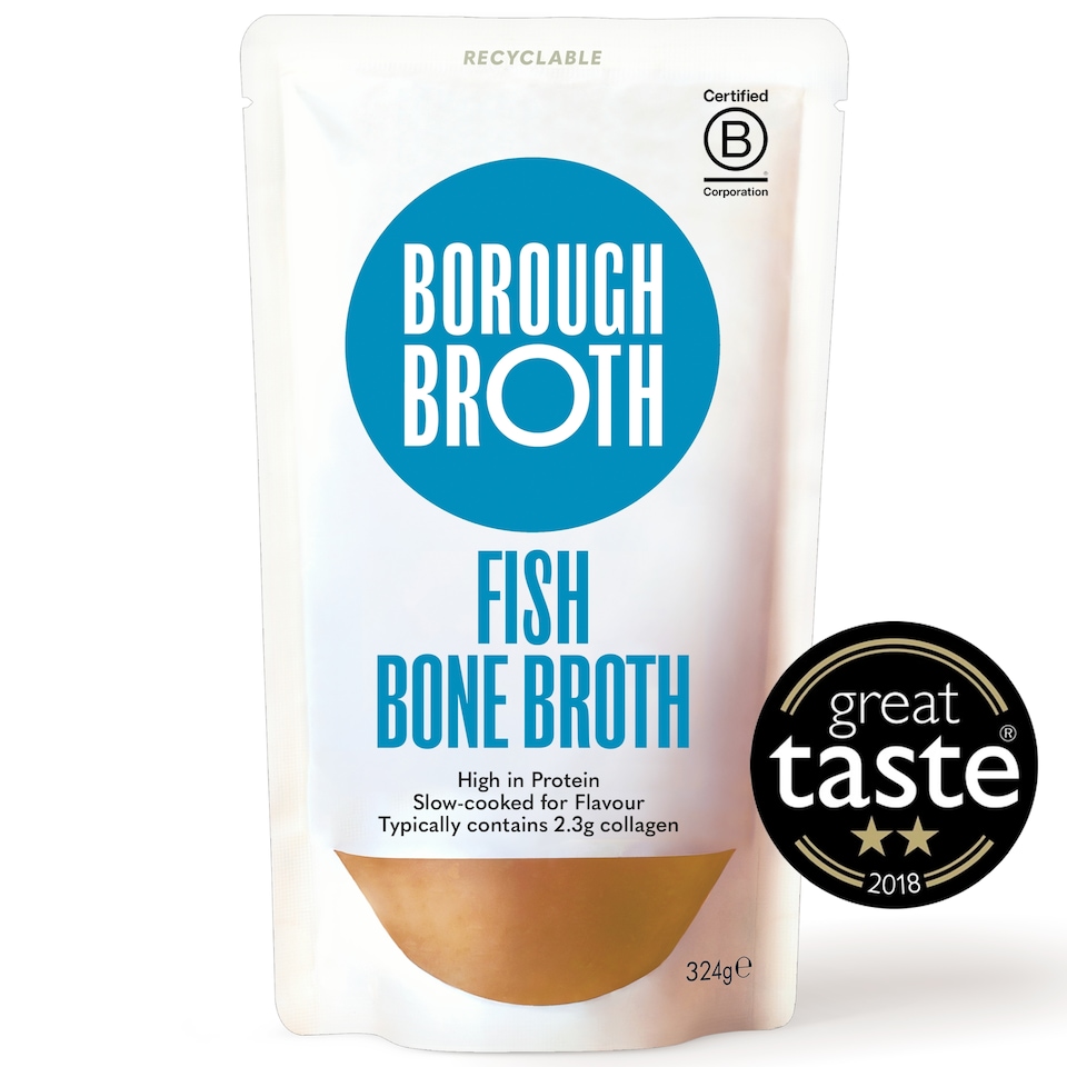 image 1 of Borough Broth Sustainably-Caught Fish Bone Broth 324g