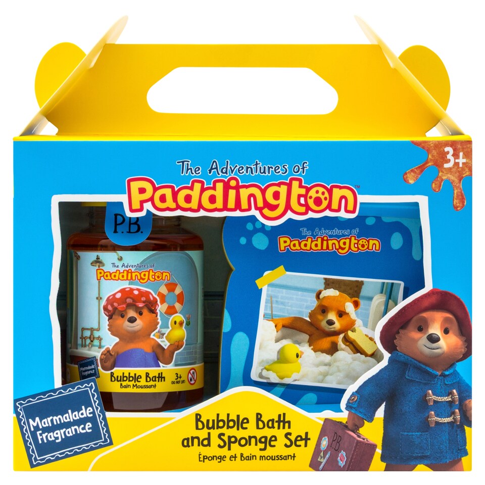 Paddington Marmalade Bubble Bath & Sponge Set