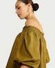 image 3 of The F&F Edit Lyocell Blend Bardot Co-ord Top in Olive