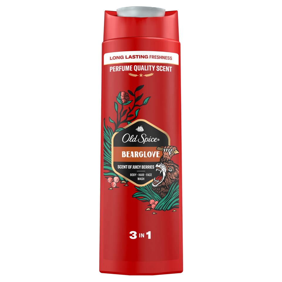 obrázok 1 z Old Spice Bearglove 3 V 1 Sprchový Gél A Šampón Pre Mužov 400ml