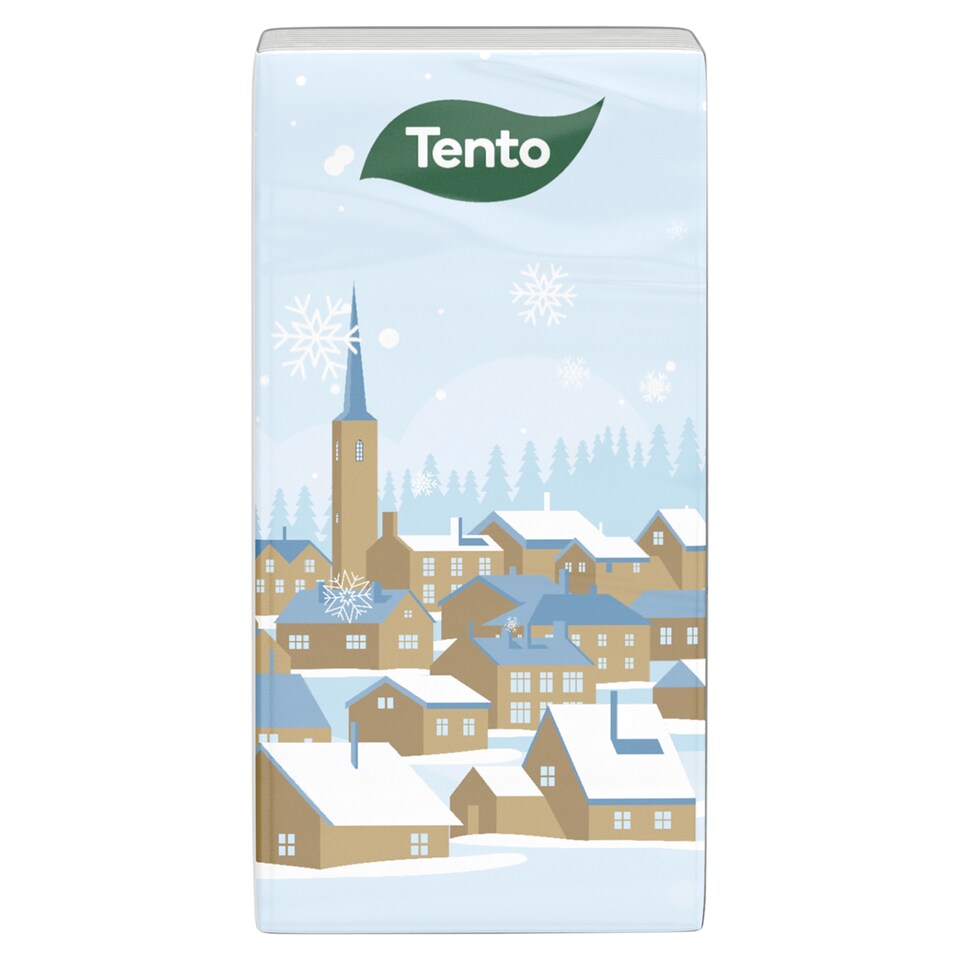 image 1 of Tento Winter Handkerchiefs 3 Plies 10 x 10 pcs
