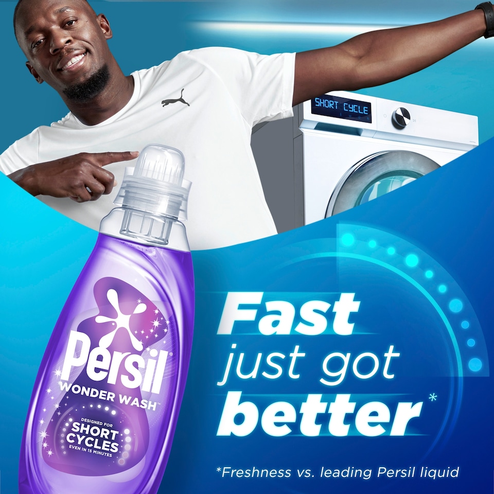 image 1 of Persil Wonder Wash Dazzling White Laundry Detergent 31 Washes 837ml 