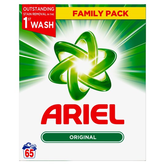 Ariel Actilift Biological Powder 4.22Kg 65 Wash Tesco Groceries