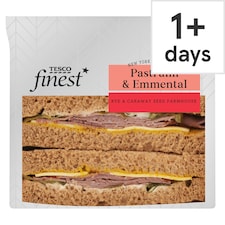Tesco Finest New York Deli Inspired Pastrami & Emmental Sandwich