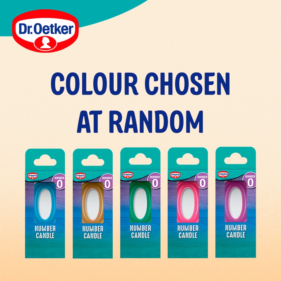 image 1 of Dr. Oetker Number 0 Candle