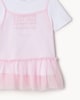 image 3 of F&F Girls Tulle Layered T-Shirt in Multi