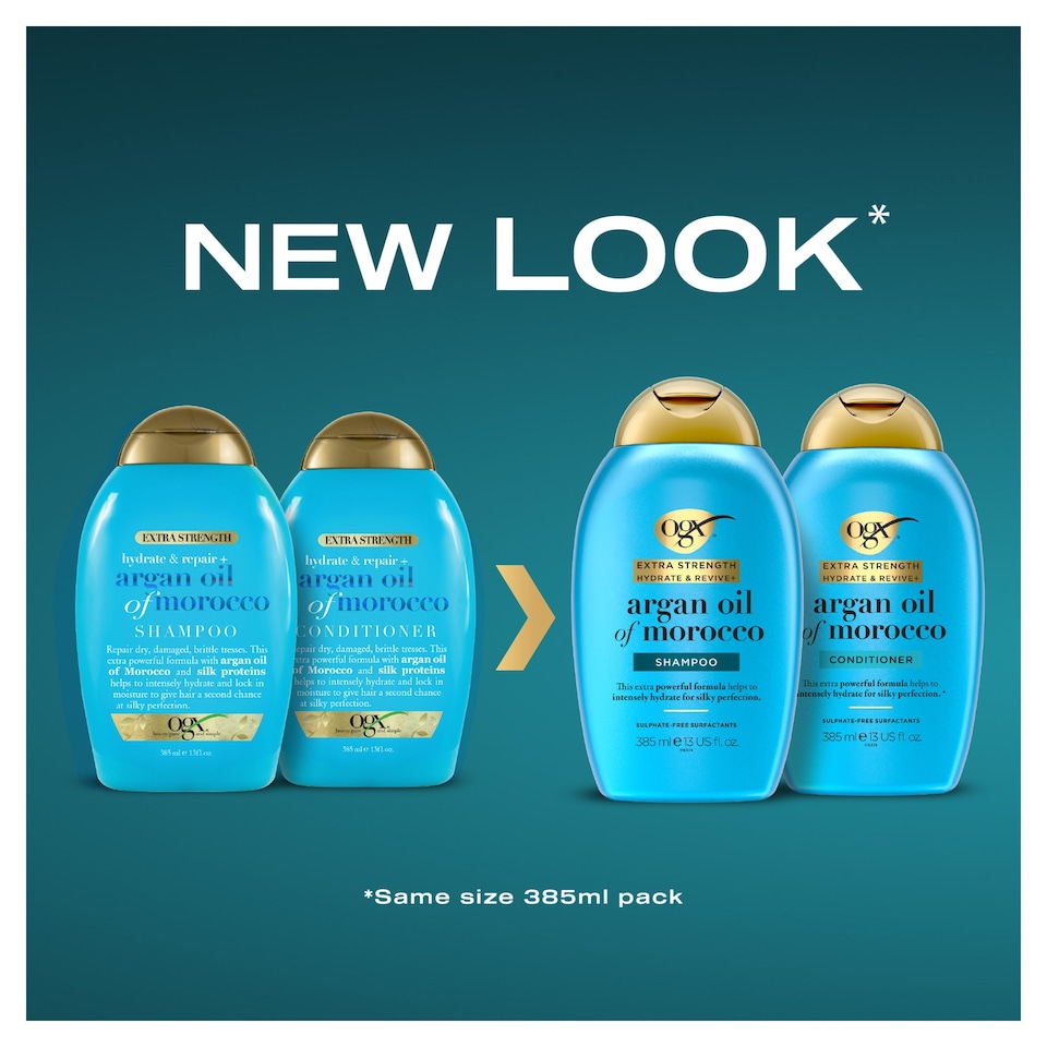 image 1 of OGX Argan Oil of Morocco Conditioner for Dry Hair Extra Strength 385ml