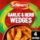 image 1 of Schwartz garlic & Herb Potato Wedges Recipe Mix 38g